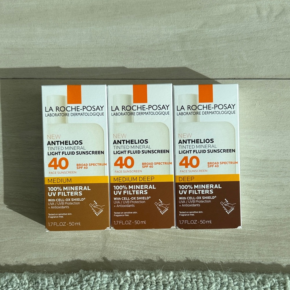 La Roche-Posay Anthelios Tinted Sunscreen Trio
